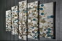 Wallity BC64 Lienzo Decorativo de 5 Piezas Multicolor